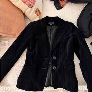 Suede blazer